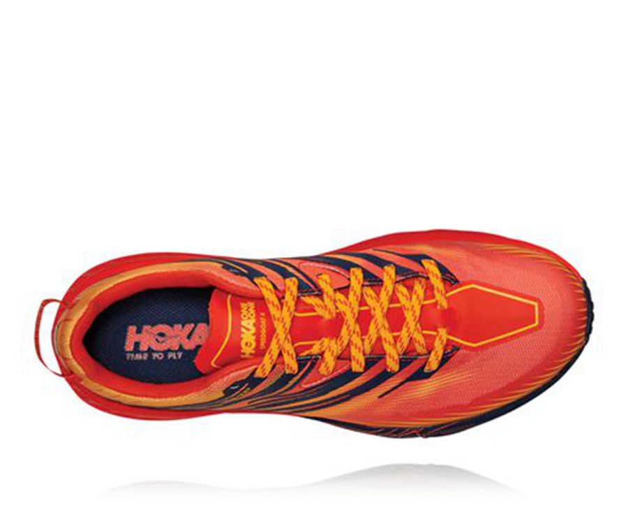 Hoka One One Trail Schoenen Heren - Speedgoat 4 Gore-Tex - Rood - TB3192708